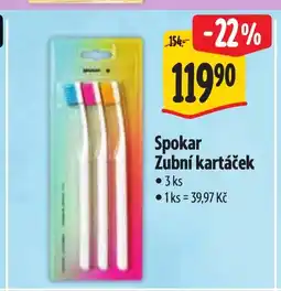 Albert Spokar Zubní kartáček nabídka