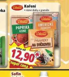 Norma Vitana koření nabídka
