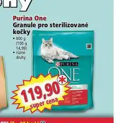 Norma Purina one granule pro sterilizované kočky nabídka