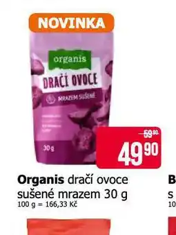 Teta Organis dračí ovoce sušené mrazem nabídka
