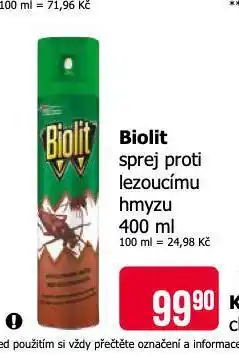 Teta Biolit sprej proti lezoucímu hmyzu nabídka