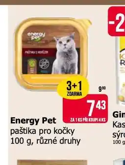 Teta Energy pet paštika pro kočky nabídka