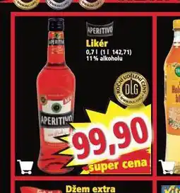 Norma Aperitivo likér nabídka