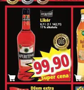 Norma Aperitivo likér nabídka