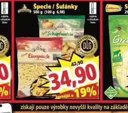 Norma Špecle / šulánky nabídka
