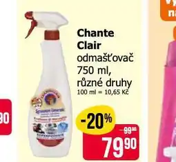 Teta Chante clair odmašťovač nabídka