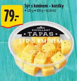 Albert Sýr s kmínem - kostky nabídka
