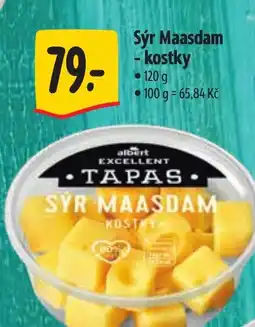 Albert Sýr Maasdam - kostky nabídka