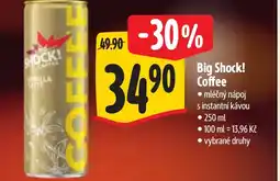 Albert Big Shock! Coffee • mléčný nápoj nabídka