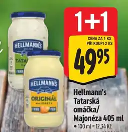 Albert Hellmann's tatarská omáčka/ majonéza nabídka