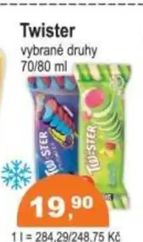 COOP DISKONT Twister vybrané druhy nabídka