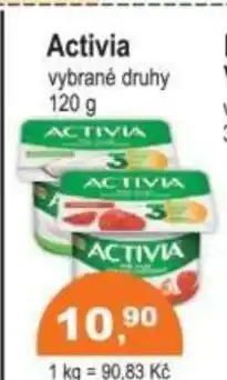 COOP DISKONT Activia vybrané druhy nabídka