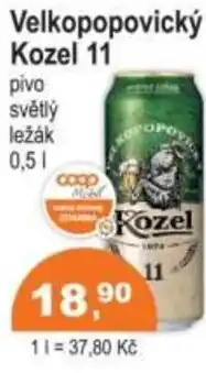 COOP DISKONT Velkopopovický Kozel 11 nabídka