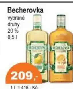COOP DISKONT Becherovka vybrané nabídka