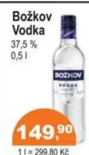 COOP DISKONT Božkov Vodka nabídka