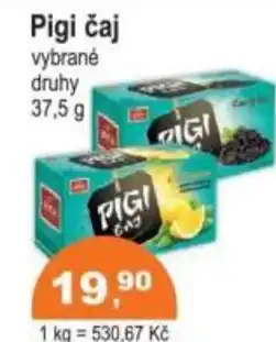 Pigi čaj vybrané druhy