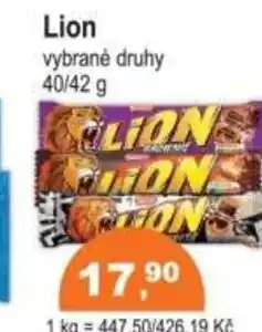 COOP DISKONT Lion vybrané druhy nabídka