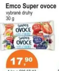 COOP DISKONT Emco Super ovoce Lentilky nabídka