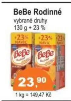 COOP DISKONT BeBe Rodinné nabídka