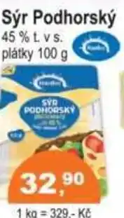 COOP DISKONT Sýr Podhorský nabídka