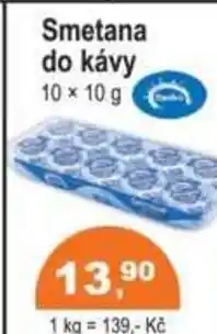 COOP DISKONT Smetana do kávy nabídka