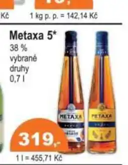 COOP DISKONT Metaxa 5* nabídka