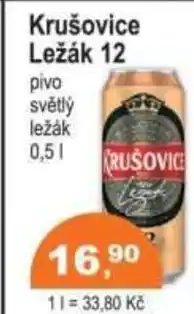 COOP DISKONT Krušovice Ležák 12 nabídka