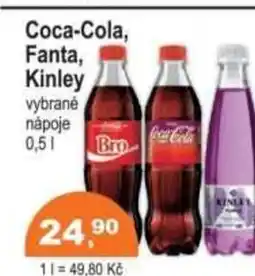 COOP DISKONT Coca-Cola, Fanta, Kinley nabídka