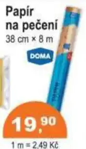 COOP DISKONT Papír na pečení nabídka
