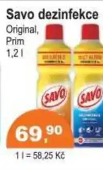 COOP DISKONT Savo dezinfekce nabídka