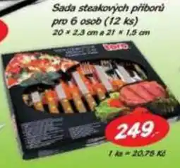 COOP DISKONT Sada steakových příborů pro 6 osob (12 ks) nabídka