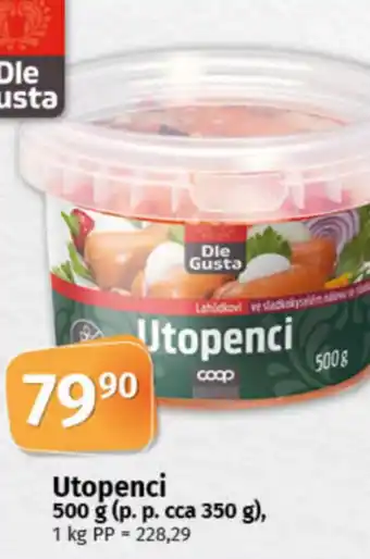 COOP TIP Utopenci nabídka
