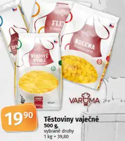 COOP TIP Těstoviny vaječné nabídka