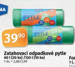 COOP TIP Zatahovací odpadkové pytle Fortel hnojivo nabídka
