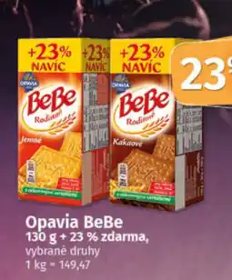 COOP TIP Opavia BeBe +23 % zdarma, nabídka