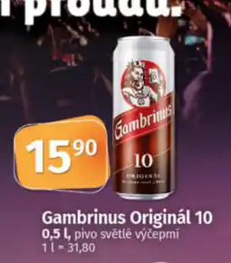 COOP TIP Gambrinus Originál 10 nabídka