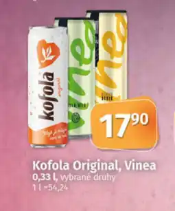 COOP TIP Kofola Original, Vinea nabídka