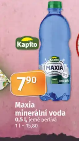 COOP TIP Maxia minerální voda nabídka