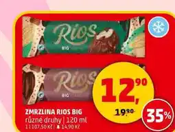 Penny Market ZMRZLINA RIOS BIG různé druhy, 120 ml nabídka
