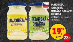 Penny Market TATARSKÁ OMÁČKA KARLOVA KORUNA, 250 ml nabídka