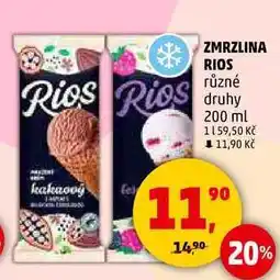 Penny Market ZMRZLINA RIOS různé druhy, 200 ml nabídka