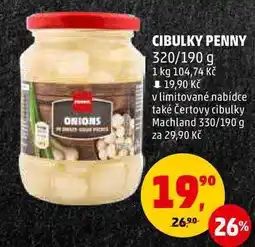 Penny Market CIBULKY PENNY, 320/190 g nabídka