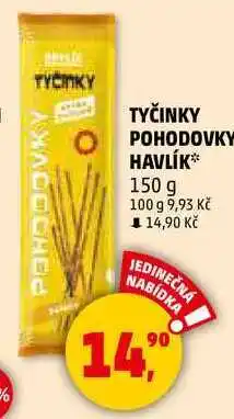 Penny Market TYČINKY POHODOVKY HAVLÍK, 150 g nabídka