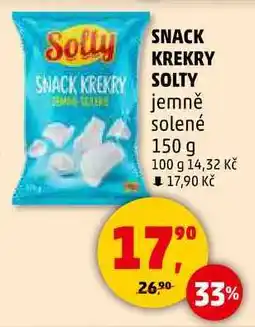 Penny Market SNACK KREKRY SOLTY jemně solené, 150 g nabídka