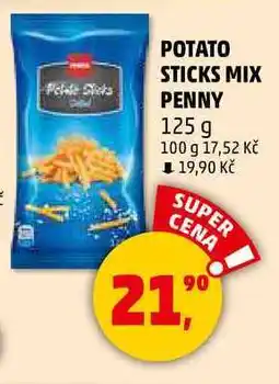 Penny Market POTATO STICKS MIX PENNY, 125 g nabídka