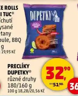 Penny Market PRECLÍKY DUPETKY různé druhy, 180/160 g nabídka