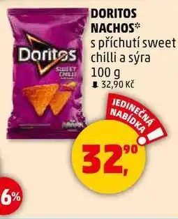 Penny Market DORITOS NACHOS s příchutí sweet chilli a sýra, 100 g nabídka