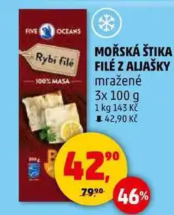 Penny Market MOŘSKÁ ŠTIKA FILÉ Z ALJAŠKY mražené, 3x 100 g nabídka