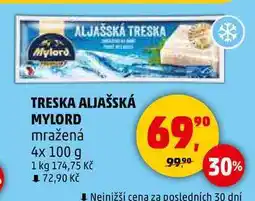 Penny Market TRESKA ALJAŠSKÁ MYLORD mražená, 4x 100 g nabídka