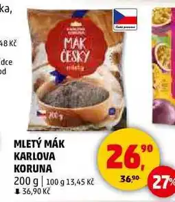 Penny Market MLETÝ MÁK KARLOVA KORUNA, 200 g nabídka